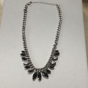 Classy Black Studded Statement Necklace